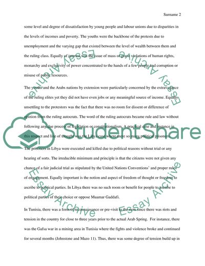 Historical analysis of recent events