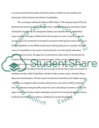 Payment Card Industry Security Standards