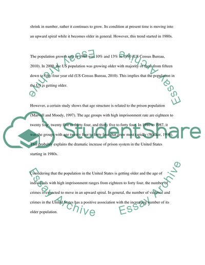 Increasing Numbers of Inmates in Prisons