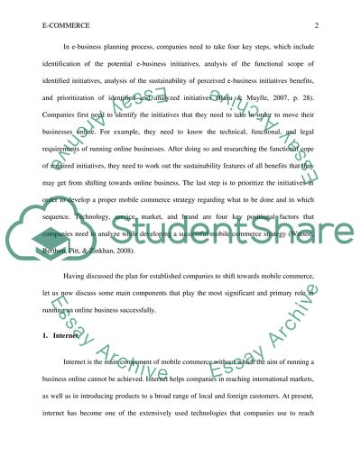 Electronic and Mobile Commerce