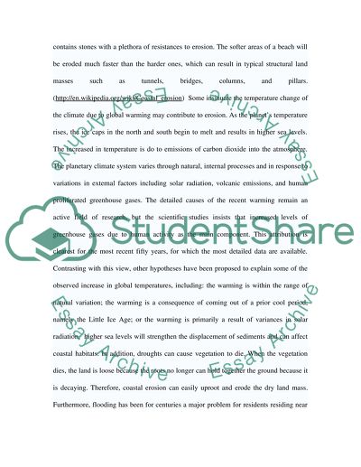 Effects of coastal erosion on the environment picture