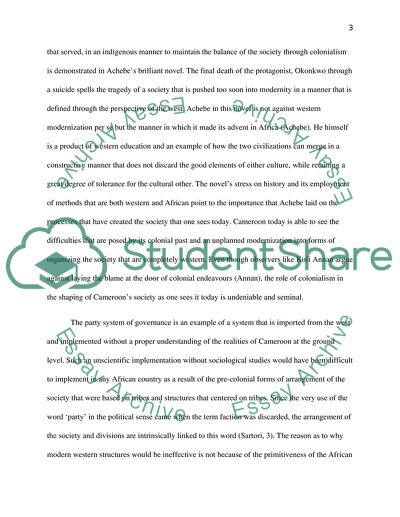 The Problem of Governance in Cameroon