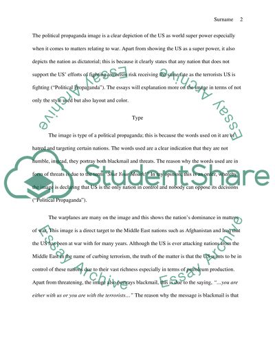 Analysis of the Political Propaganda Image