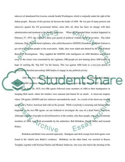 Facts about Leonard Peltier