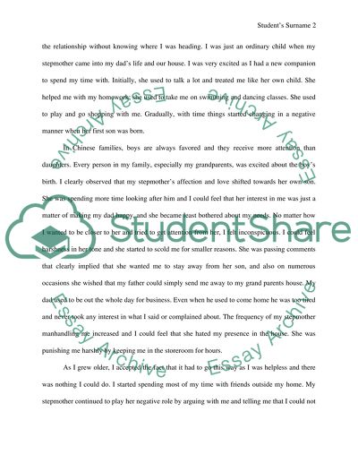 Relationship between a Child and Stepmother