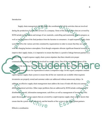 Supply Chain Analysis