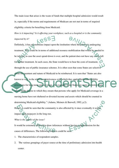 Regulatory / Legislative/ Legal impact on health care Delivery Paper