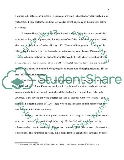 Holistically in Examining Lawrences Work