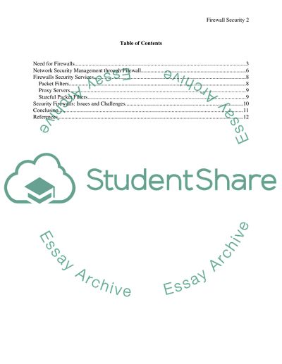 The Firewall Security Solution and the Types of a Firewall