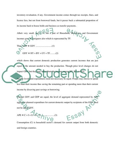 The Important Notions of Income