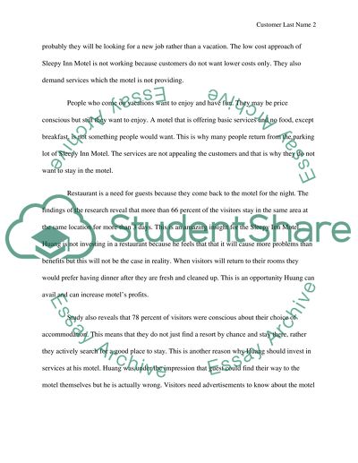 What Sleepy Inn Motel Should Do to Increase Its Client Base