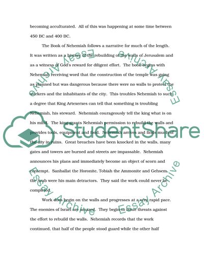 The Author of the Book Nehemiah