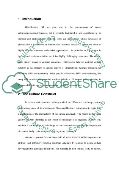 Cultural Differences in International Business