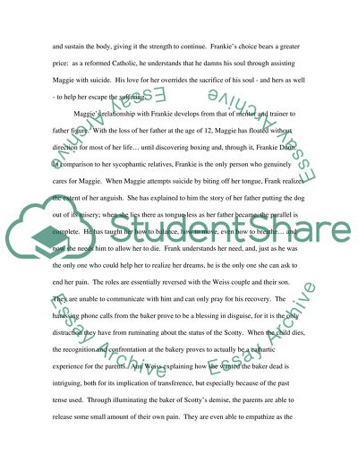 Comparative Analysis of Million dollar Baby and A Small, Good Thing