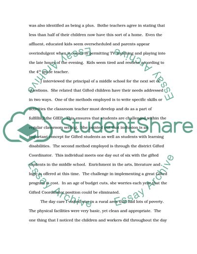 Childrens Cognitive Development