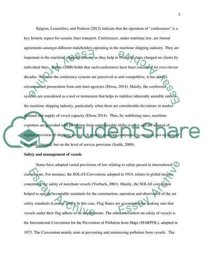 Problems in Maritime and Shipping Laws