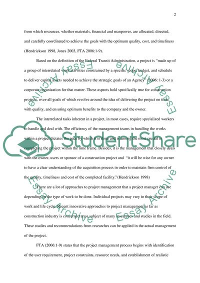 Effective Management in Construction Industry