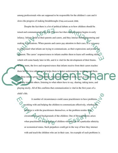 Friendly Environment and the Success and Development of All Children