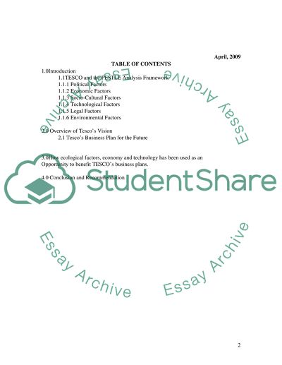 Pestle Analysis as a Tool for Environmental Scanning