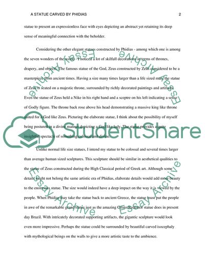 A Statue Carved by Phidias