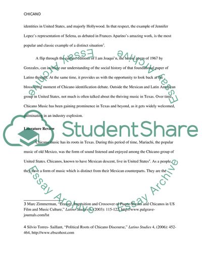 History and Development of Chicano Music in the United States