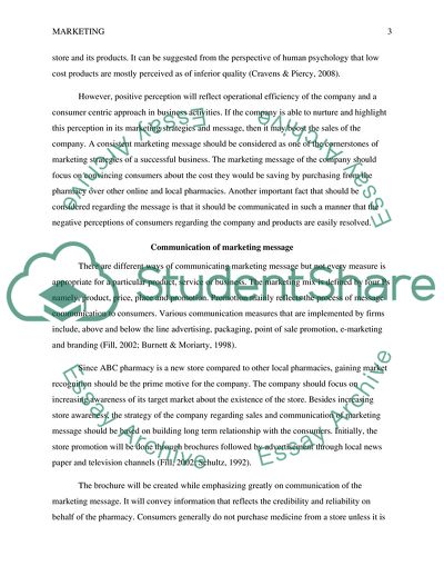 Developing a Marketing Plan for ABC Pharmacy