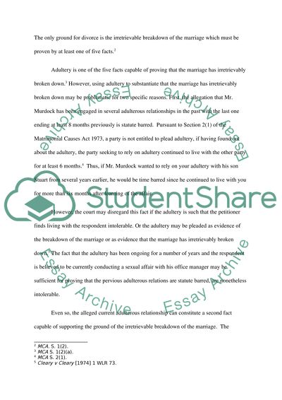 Divorce and Ancillary Relief and Custody or Maintenance Matters