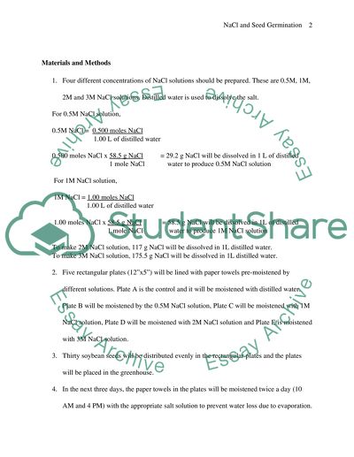 Physiology of Development and Germination