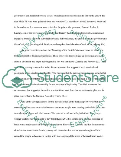 The French Revolution: The Fall of the Bastille