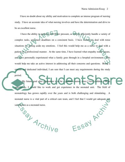 Choosing to Nurse as a Profession