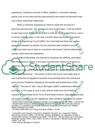 Complex Construction Agreements