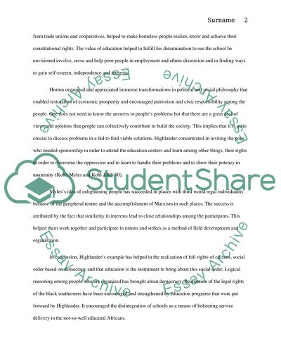 The philosophy on educational