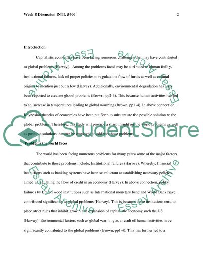 Week 8 Discussion INTL 5400