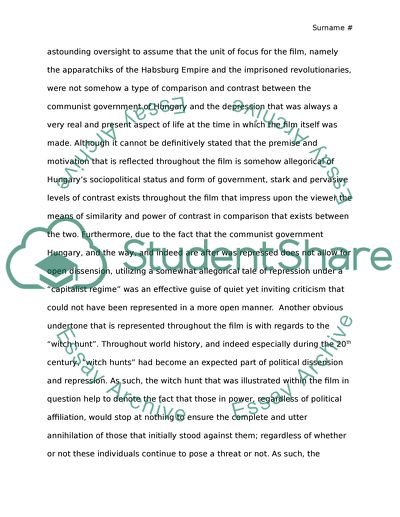 The Round-up - Analysis of Miklos Janscos Film