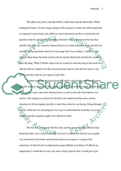 Reading Stories with Children