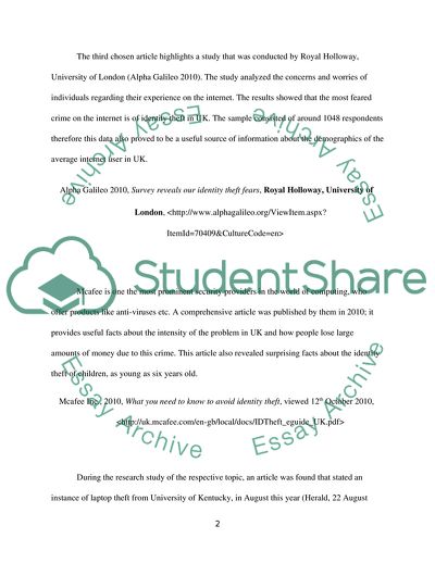 Summaries of the Articles about the Computing Enviroment