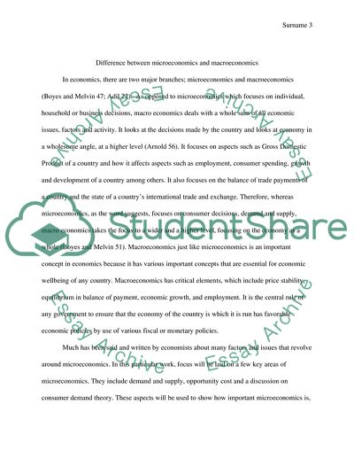 Difference between Microeconomics and Macroeconomics