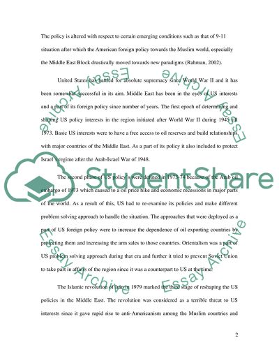 Foreign Policy of the United States