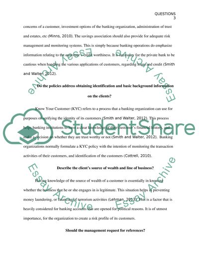 Financial Services Benchmark Assignment #1
