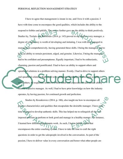 Personal Reflection of Senior Communication Advisor