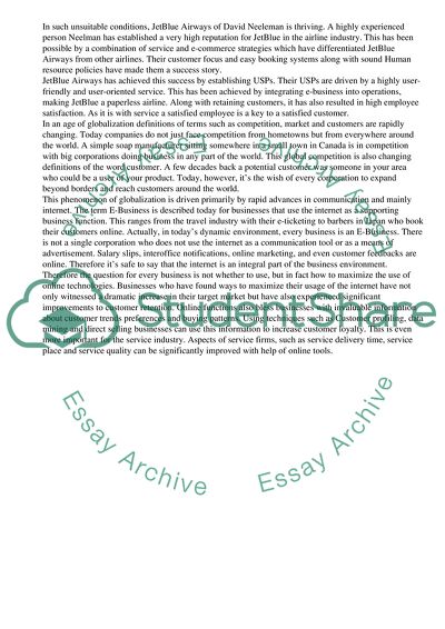 Success Story of JetBlue Airway