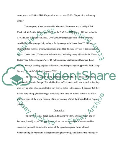 FEDERAL EXPRESS MODULE 1 SLP