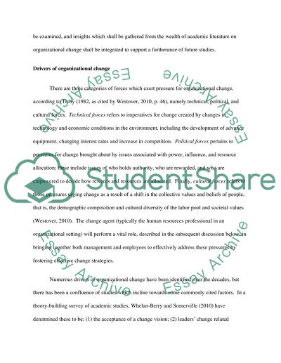 literature review about organizational structure