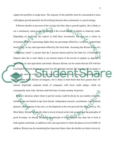 Kristin Decides to Try Her Hand at Investing