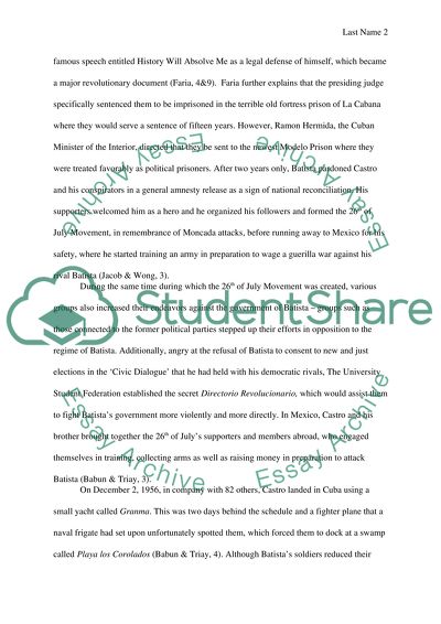 Cuban Revolution of 1959