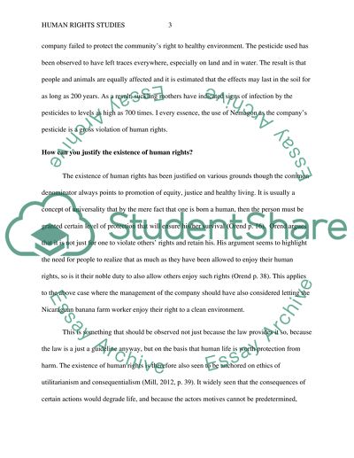 Human rights studies