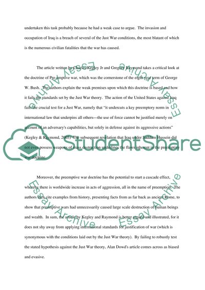 Why just war theory is wrong image