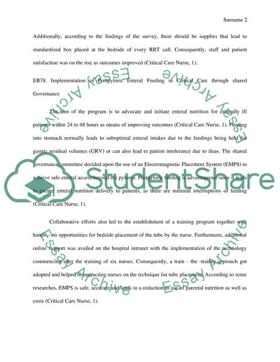 Summary response paper