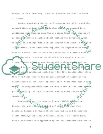 Fire Service since Ancient Times