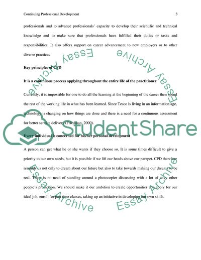 Continuing Professional Development